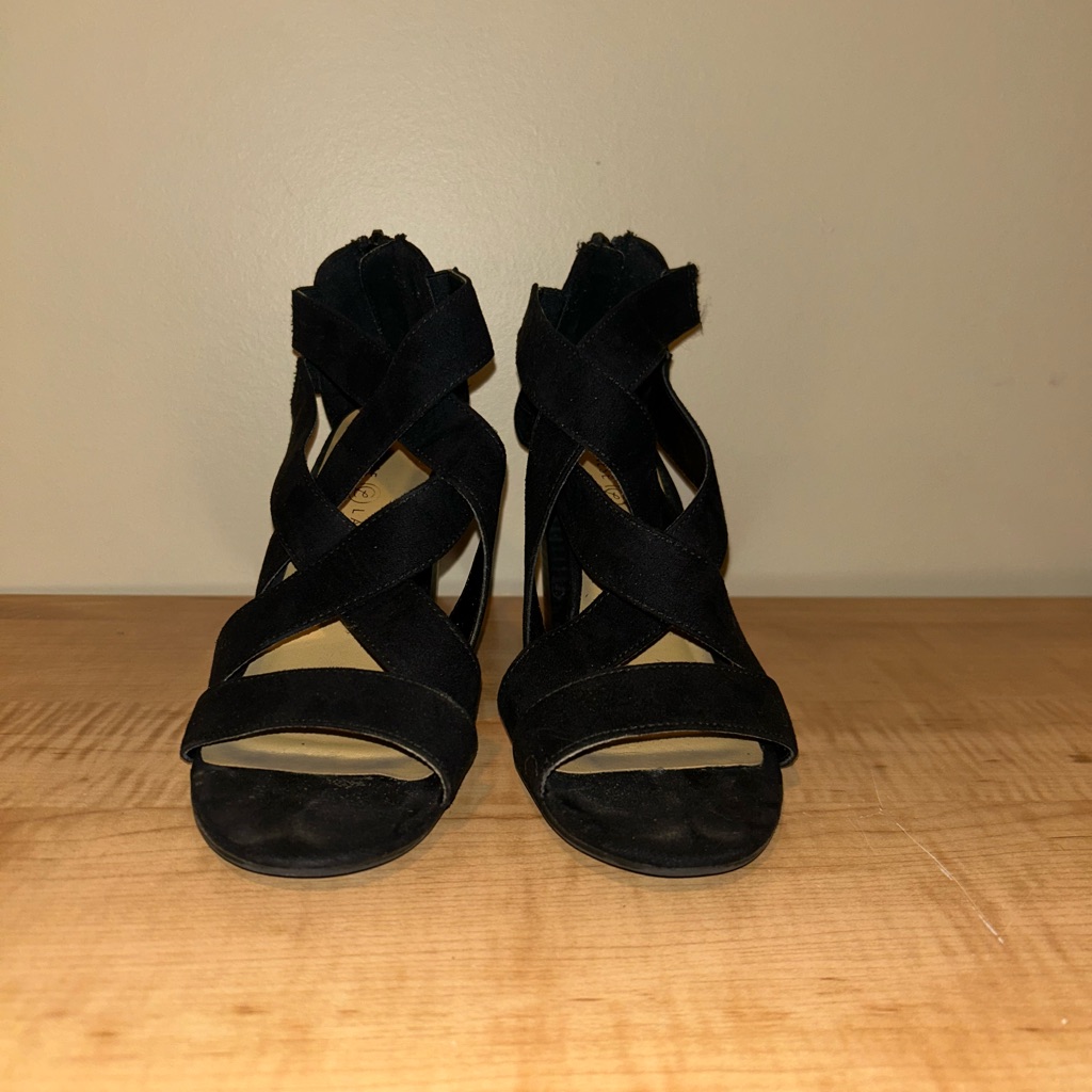 Black Sandal Heels Brand Chinese Laundry